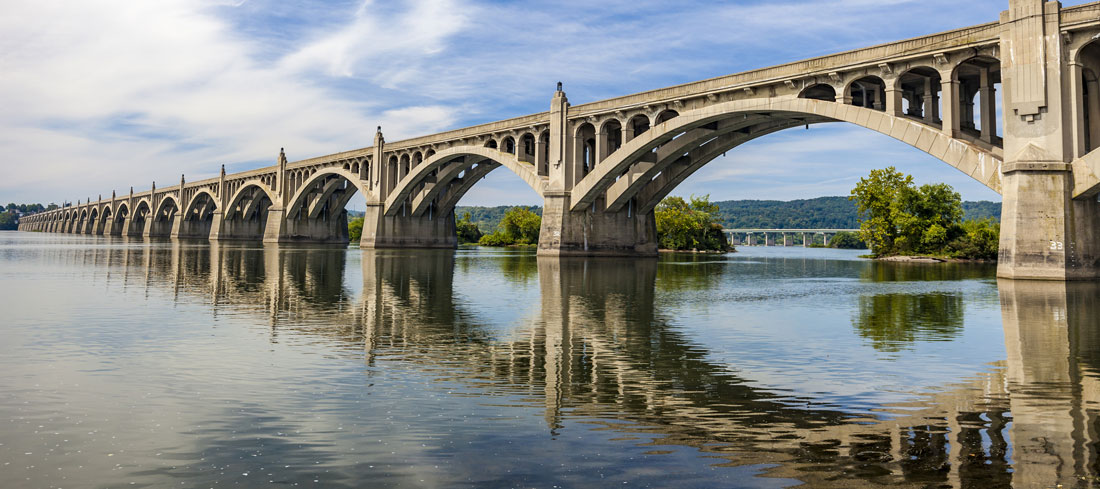 wrightsville bridge on a sunny day