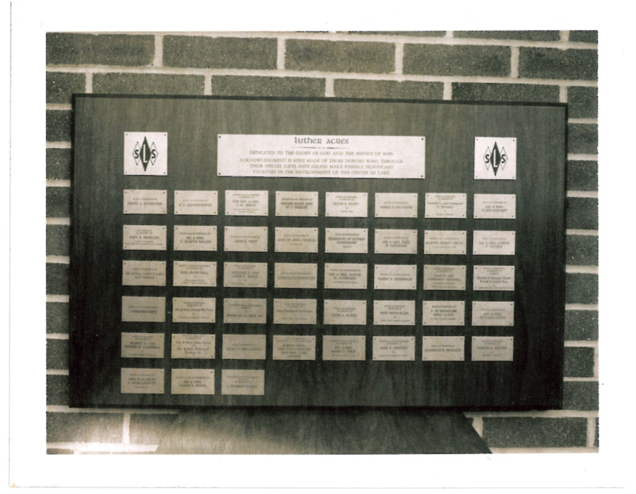 LA 1960 00 Donor Dedication Plaque